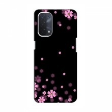 Чехол для OPPO a54 (5G) - с принтом (Дизайнерские) (AlphaPrint) Розовое цветение - купить на Floy.com.ua