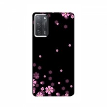 Чехол для OPPO A55 - с принтом (Дизайнерские) (AlphaPrint) Розовое цветение - купить на Floy.com.ua