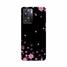 Чехол для OPPO a57s - с принтом (Дизайнерские) (AlphaPrint) Розовое цветение - купить на Floy.com.ua