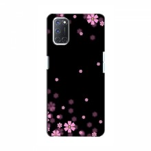 Чехол для OPPO A72 - с принтом (Дизайнерские) (AlphaPrint) Розовое цветение - купить на Floy.com.ua