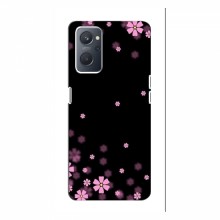 Чехол для OPPO A76 - с принтом (Дизайнерские) (AlphaPrint) Розовое цветение - купить на Floy.com.ua