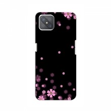 Чехол для OPPO A92s - с принтом (Дизайнерские) (AlphaPrint) Розовое цветение - купить на Floy.com.ua