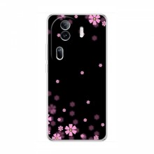 Чехол для OPPO Reno 11 Pro 5G - с принтом (Дизайнерские) (AlphaPrint) Розовое цветение - купить на Floy.com.ua