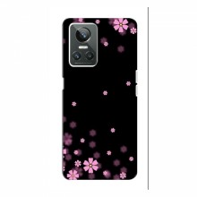 Чехол для RealMe 10 Pro - с принтом (Дизайнерские) (AlphaPrint) Розовое цветение - купить на Floy.com.ua