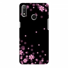 Чехол для RealMe 3 pro - с принтом (Дизайнерские) (AlphaPrint) Розовое цветение - купить на Floy.com.ua