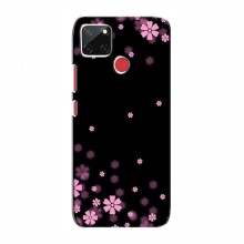 Чехол для RealMe C12 - с принтом (Дизайнерские) (AlphaPrint) Розовое цветение - купить на Floy.com.ua
