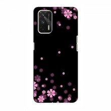 Чехол для RealMe GT - с принтом (Дизайнерские) (AlphaPrint) Розовое цветение - купить на Floy.com.ua