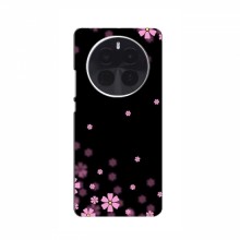 Чехол для RealMe GT5 Pro - с принтом (Дизайнерские) (AlphaPrint) Розовое цветение - купить на Floy.com.ua