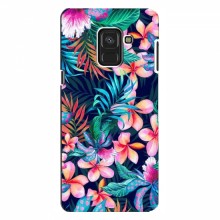 Чехол для Samsung A8, A8 2018, A530F - с принтом (Дизайнерские) (AlphaPrint) Яркие Цветы - купить на Floy.com.ua