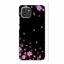 Чехол для Samsung Galaxy A03 (A035) - с принтом (Дизайнерские) (AlphaPrint) Розовое цветение - купить на Floy.com.ua