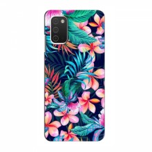 Чехол для Samsung Galaxy A03s - с принтом (Дизайнерские) (AlphaPrint) Яркие Цветы - купить на Floy.com.ua
