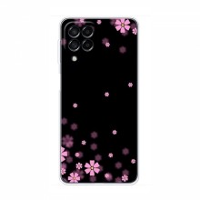 Чехол для Samsung Galaxy A22 5G - с принтом (Дизайнерские) (AlphaPrint) Розовое цветение - купить на Floy.com.ua
