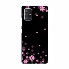 Чехол для Samsung Galaxy A52 - с принтом (Дизайнерские) (AlphaPrint) Розовое цветение - купить на Floy.com.ua