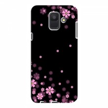 Чехол для Samsung A6 2018, A600F - с принтом (Дизайнерские) (AlphaPrint) Розовое цветение - купить на Floy.com.ua