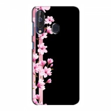 Чехол для Samsung Galaxy A60 2019 (A605F) - с принтом (Дизайнерские) (AlphaPrint) Розы на черном - купить на Floy.com.ua