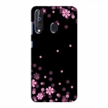 Чехол для Samsung Galaxy A60 2019 (A605F) - с принтом (Дизайнерские) (AlphaPrint) Розовое цветение - купить на Floy.com.ua