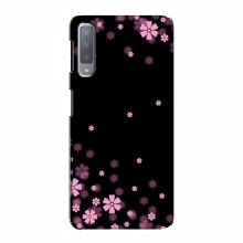 Чехол для Samsung A7-2018, A750 - с принтом (Дизайнерские) (AlphaPrint) Розовое цветение - купить на Floy.com.ua
