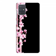 Чехол для Samsung Galaxy A71 (A715) - с принтом (Дизайнерские) (AlphaPrint) Розы на черном - купить на Floy.com.ua