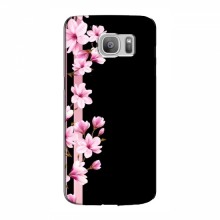 Чехол для Samsung S7 Еdge, G935 - с принтом (Дизайнерские) (AlphaPrint) Розы на черном - купить на Floy.com.ua