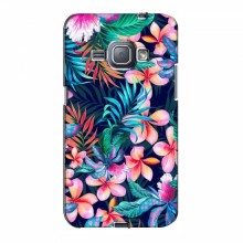 Чехол для Samsung J1 2016, J120, J120F - с принтом (Дизайнерские) (AlphaPrint) Яркие Цветы - купить на Floy.com.ua