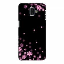Чехол для Samsung J6 Plus, J6 Плюс 2018 (J610) - с принтом (Дизайнерские) (AlphaPrint) Розовое цветение - купить на Floy.com.ua