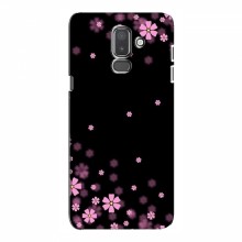 Чехол для Samsung J8-2018, J810 - с принтом (Дизайнерские) (AlphaPrint) Розовое цветение - купить на Floy.com.ua