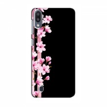 Чехол для Samsung Galaxy M10 - с принтом (Дизайнерские) (AlphaPrint) Розы на черном - купить на Floy.com.ua