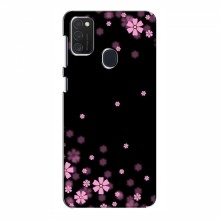 Чехол для Samsung Galaxy M21 - с принтом (Дизайнерские) (AlphaPrint) Розовое цветение - купить на Floy.com.ua