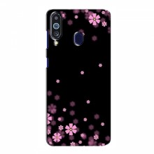 Чехол для Samsung Galaxy M40 - с принтом (Дизайнерские) (AlphaPrint) Розовое цветение - купить на Floy.com.ua
