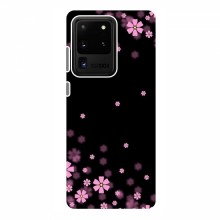 Чехол для Samsung Galaxy S20 Ultra - с принтом (Дизайнерские) (AlphaPrint) Розовое цветение - купить на Floy.com.ua