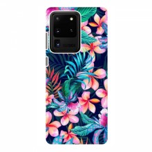 Чехол для Samsung Galaxy S20 Ultra - с принтом (Дизайнерские) (AlphaPrint) Яркие Цветы - купить на Floy.com.ua