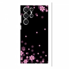 Чехол для Samsung Galaxy S22 Ultra - с принтом (Дизайнерские) (AlphaPrint) Розовое цветение - купить на Floy.com.ua