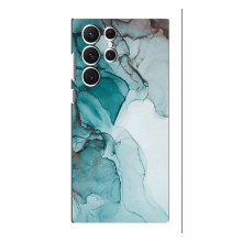 Чехол для Samsung Galaxy S22 Ultra - с принтом (Дизайнерские) (AlphaPrint) Бирюзовый мрамор - купить на Floy.com.ua