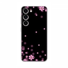 Чехол для Samsung Galaxy S24 - с принтом (Дизайнерские) (AlphaPrint) Розовое цветение - купить на Floy.com.ua