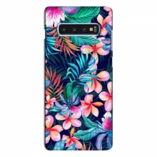 Чехол для Samsung S10 Plus - с принтом (Дизайнерские) (AlphaPrint) Яркие Цветы - купить на Floy.com.ua