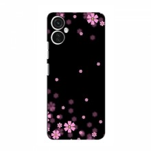 Чехол для TECNO Spark 9 Pro - с принтом (Дизайнерские) (AlphaPrint) Розовое цветение - купить на Floy.com.ua