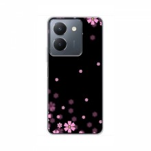 Чехол для ViVO Y36 - с принтом (Дизайнерские) (AlphaPrint) Розовое цветение - купить на Floy.com.ua