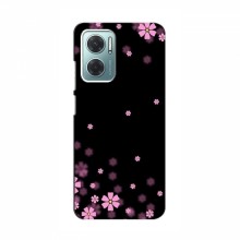 Чехол для Xiaomi Redmi Note 11E - с принтом (Дизайнерские) (AlphaPrint) Розовое цветение - купить на Floy.com.ua