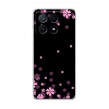 Чехол для Xiaomi POCO X6 Pro (5G) - с принтом (Дизайнерские) (AlphaPrint) Розовое цветение - купить на Floy.com.ua