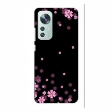 Чехол для Xiaomi 12 / 12X - с принтом (Дизайнерские) (AlphaPrint) Розовое цветение - купить на Floy.com.ua