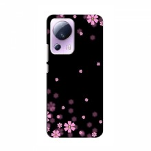 Чехол для Xiaomi 13 Lite - с принтом (Дизайнерские) (AlphaPrint) Розовое цветение - купить на Floy.com.ua