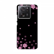 Чехол для Xiaomi 13T - с принтом (Дизайнерские) (AlphaPrint) Розовое цветение - купить на Floy.com.ua