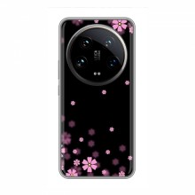 Чехол для Xiaomi 14 Ultra - с принтом (Дизайнерские) (AlphaPrint) Розовое цветение - купить на Floy.com.ua