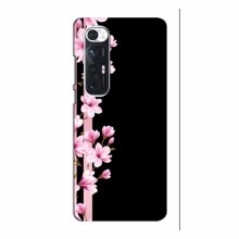 Чехол для Xiaomi Mi 10s - с принтом (Дизайнерские) (AlphaPrint) Розы на черном - купить на Floy.com.ua