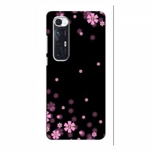 Чехол для Xiaomi Mi 10s - с принтом (Дизайнерские) (AlphaPrint) Розовое цветение - купить на Floy.com.ua