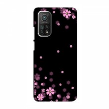 Чехол для Xiaomi Mi 10T - с принтом (Дизайнерские) (AlphaPrint) Розовое цветение - купить на Floy.com.ua