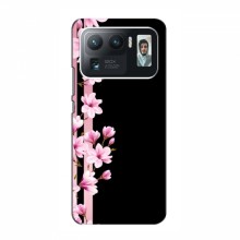Чехол для Xiaomi Mi 11 Ultra - с принтом (Дизайнерские) (AlphaPrint) Розы на черном - купить на Floy.com.ua