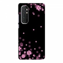 Чехол для Xiaomi Mi Note 10 Lite - с принтом (Дизайнерские) (AlphaPrint) Розовое цветение - купить на Floy.com.ua