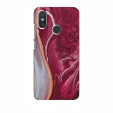 Чехол для Xiaomi Mi8 SE - с принтом (Дизайнерские) (AlphaPrint) Градиент Мрамор - купить на Floy.com.ua