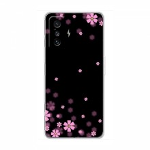 Чехол для Xiaomi POCO F4 GT - с принтом (Дизайнерские) (AlphaPrint) Розовое цветение - купить на Floy.com.ua